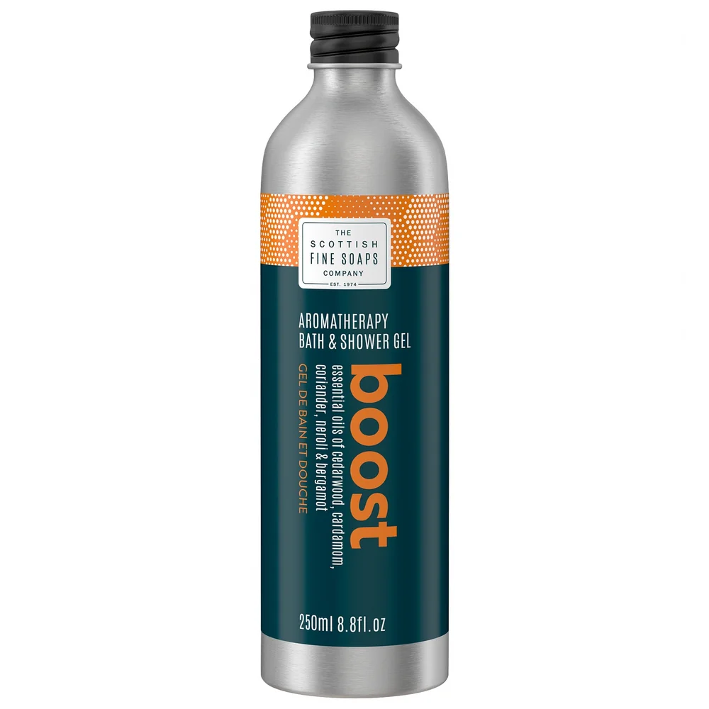 Scottish Fine Soaps Company Well Being Aromatherapy Boost Bath & Shower Gel 250ml Image 1