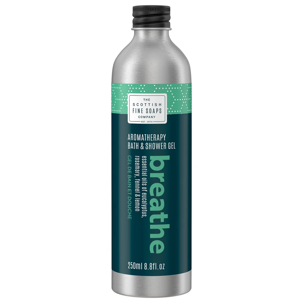 Scottish Fine Soaps Company Well Being Aromatherapy Breathe Bath & Shower Gel 250ml Image 1