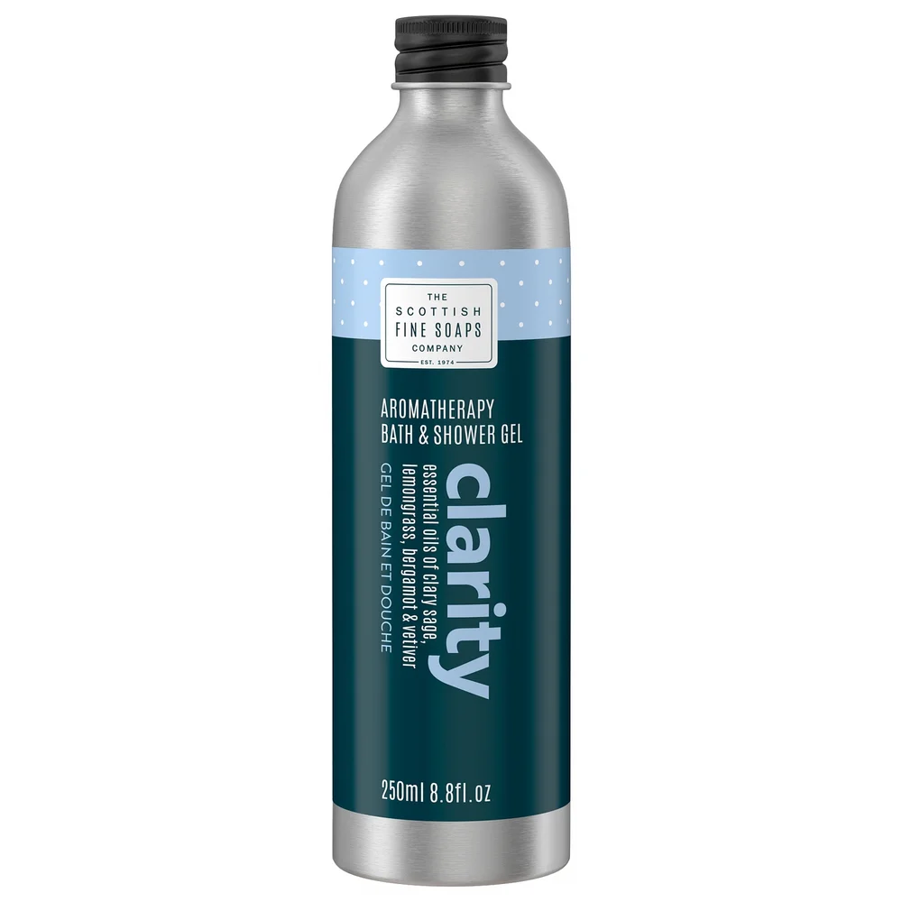 Scottish Fine Soaps Company Well Being Aromatherapy Clarity Bath & Shower Gel 250ml Image 1