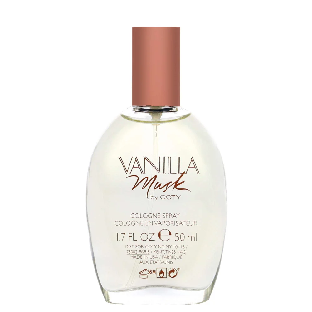 Coty Vanilla Musk Cologne Spray 50ml Image 1