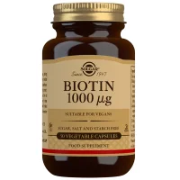 Solgar Vitamins Biotin 1000 μg Vegetable Capsules x 50 - undefined undefined
