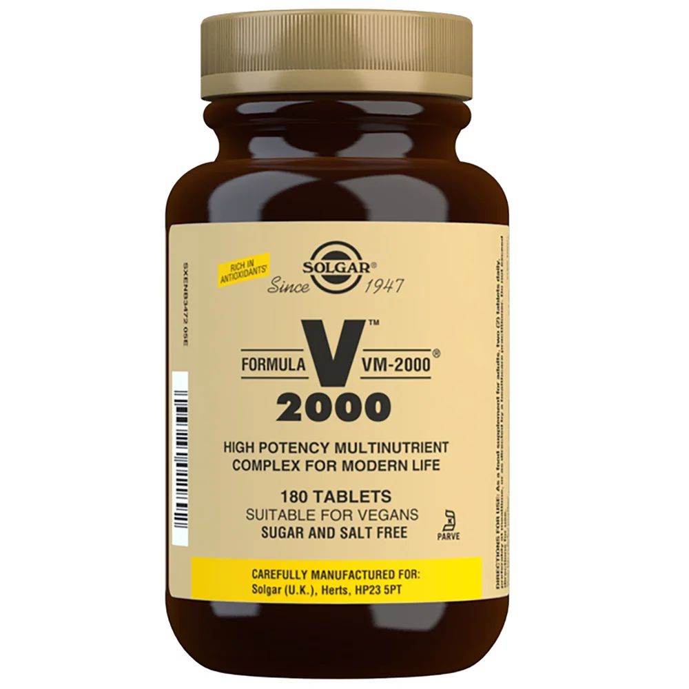 Solgar Vitamins Formula VM-2000 Tablets x 180 Image 1