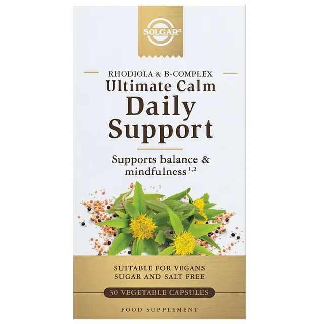 Solgar Botanical & Herb Ultimate Calm Daily Support Vegetable Capsules x 30
