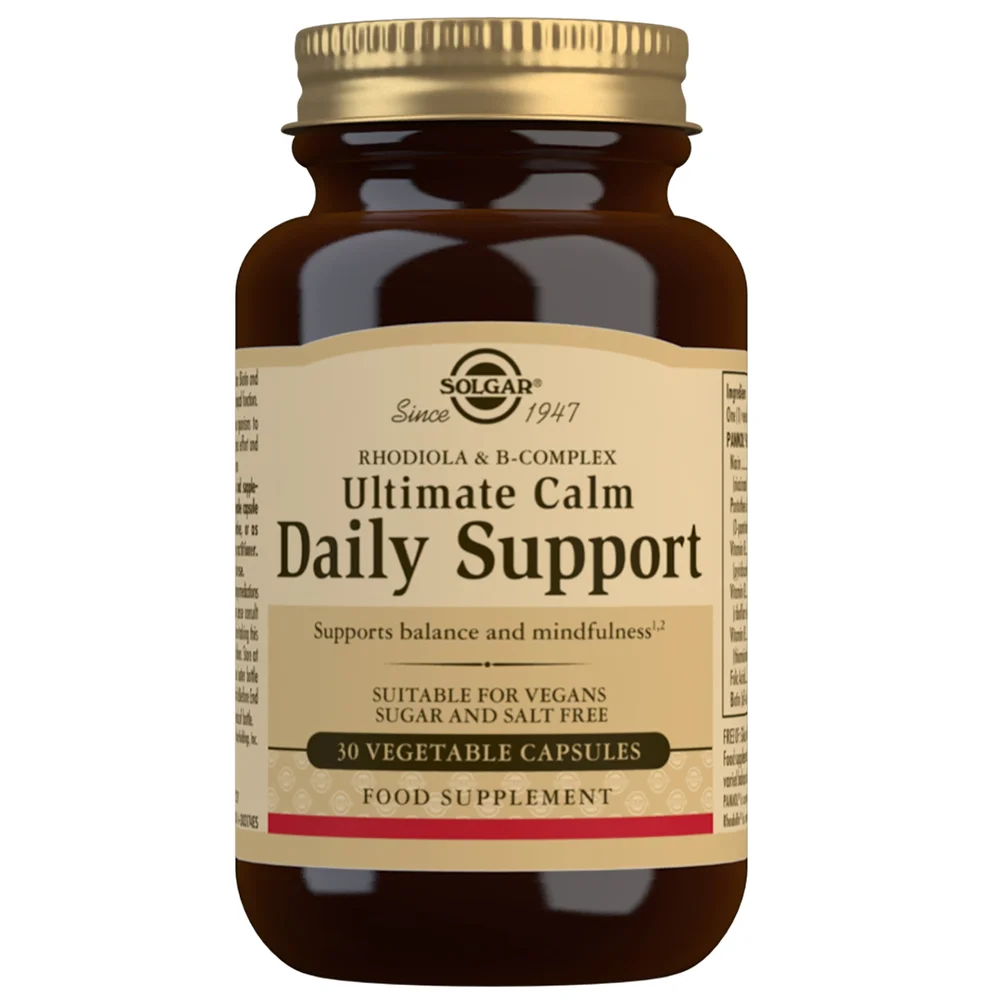 Solgar Botanical & Herb Ultimate Calm Daily Support Vegetable Capsules x 30 Image 1