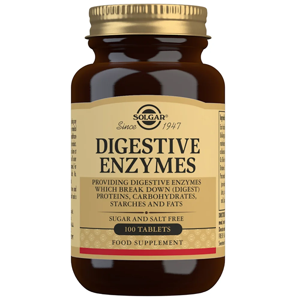 Solgar Digestive Aids Digestive Enzymes Tablets x 100 Image 1