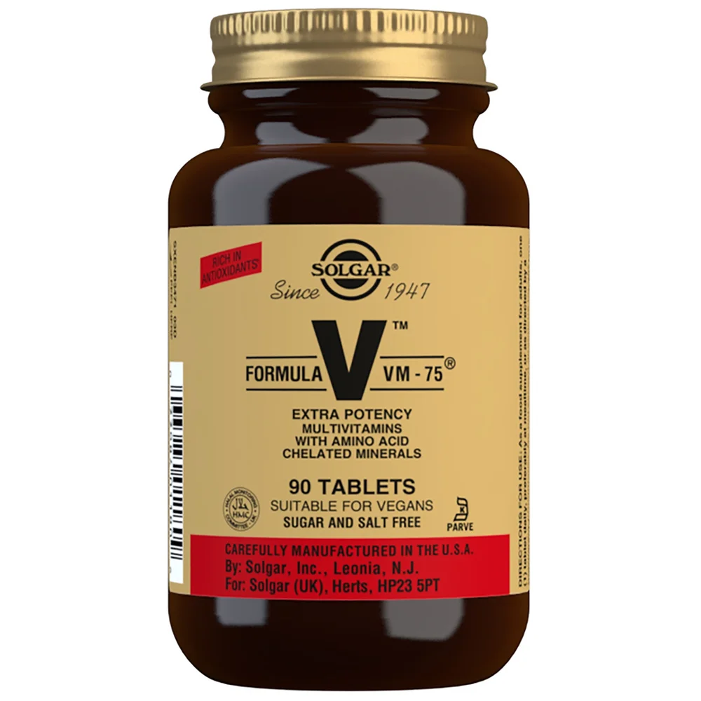 Solgar Vitamins Formula VM-75 Tablets x 90 Image 1