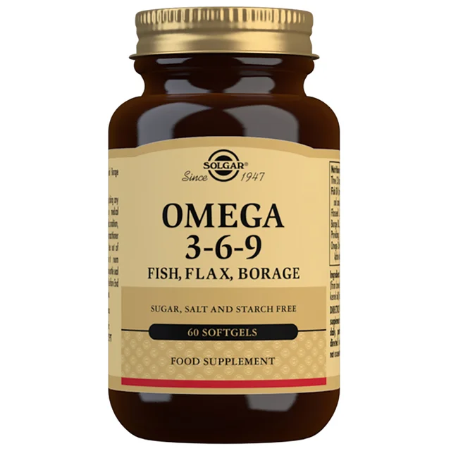Solgar Omegas & Fatty Acids Omega 3-6-9 Softgels x 60