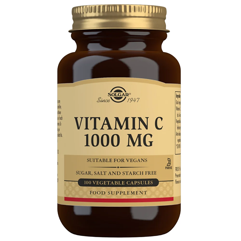 Solgar Vitamins Vitamin C 1000mg Vegetable Capsules x 100 Image 1