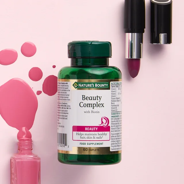 Nature's Bounty Beauty Beauty Complex with Biotin Caplets x 60
