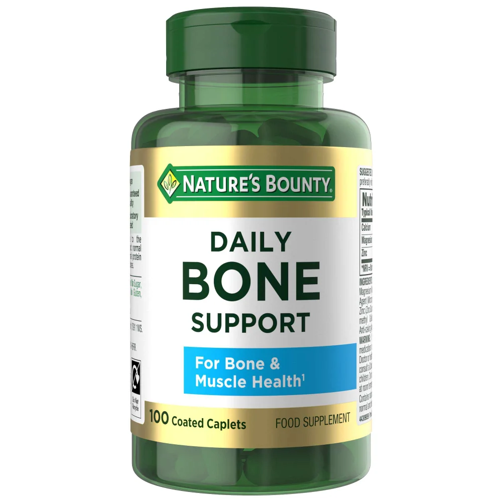 Nature's Bounty Daily Bone Support Tablets x 100 Image 1