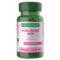 Nature's Bounty Vitamins Hyaluronic Acid 20mg with Vitamin C Capsules x 30 - undefined undefined