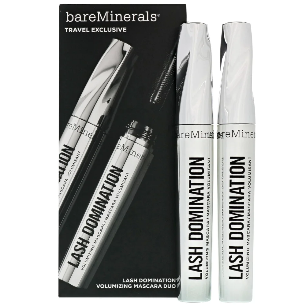 bareMinerals Lash Domination Volumizing Mascara Duo 2 x 11ml Image 1