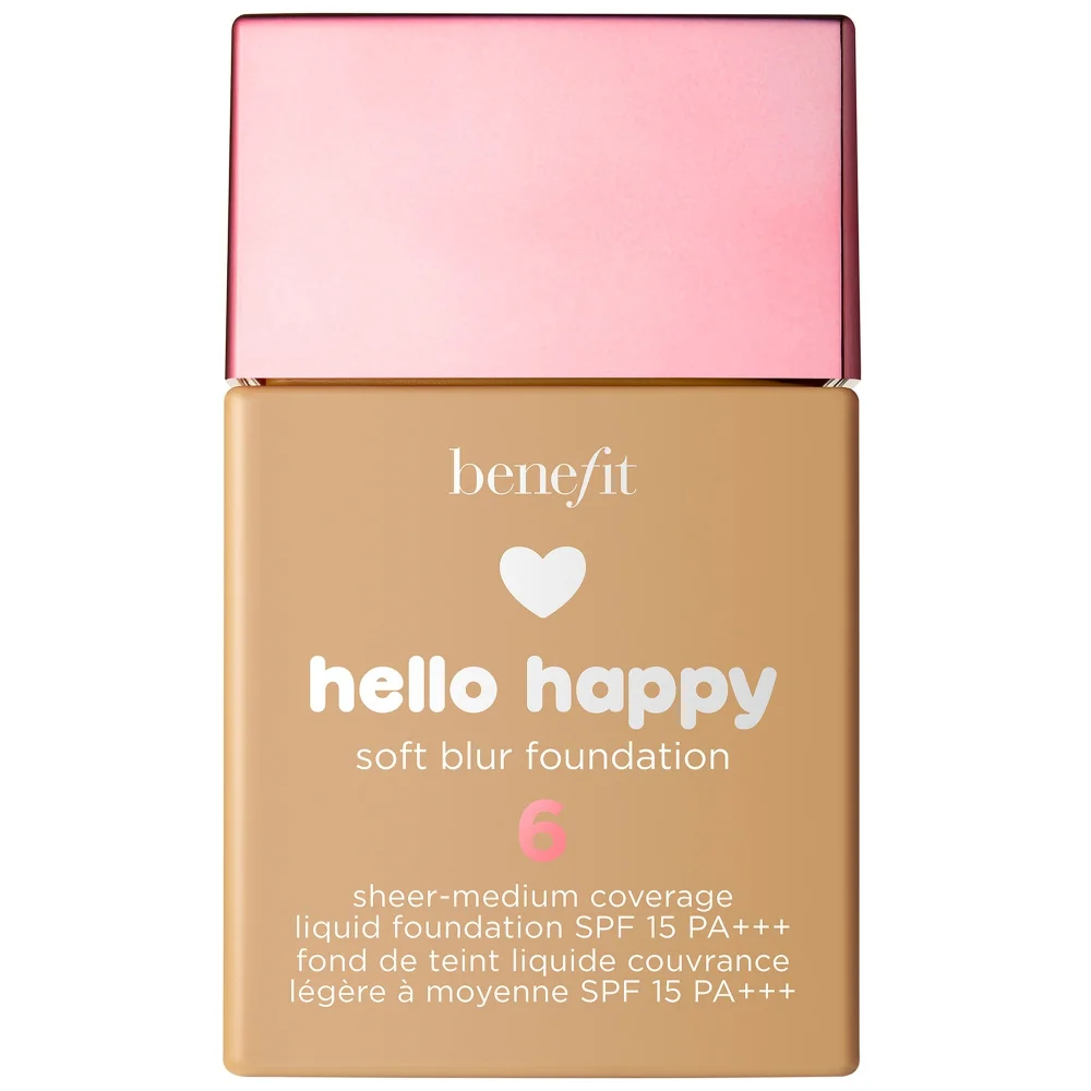 benefit Hello Happy Soft Blur Foundation 06 Medium Warm 30ml Image 1