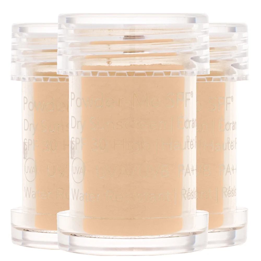 Jane Iredale Powder-Me SPF 30 Dry Sunscreen Refill Tanned 3 Pack Image 1