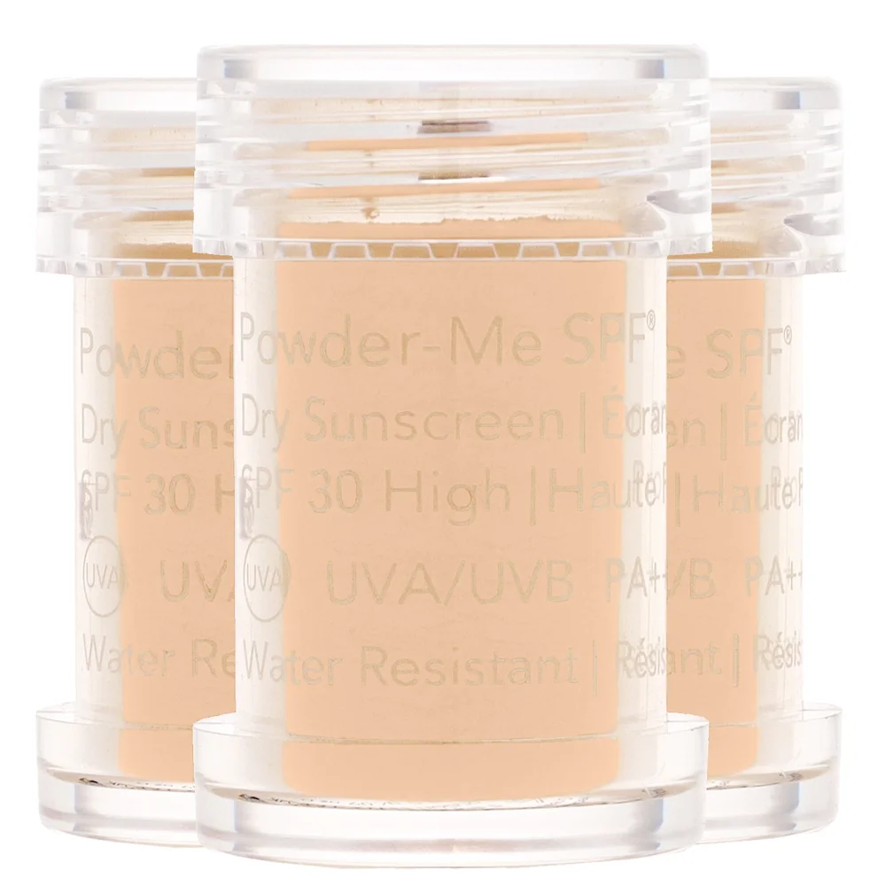 Jane Iredale Powder-Me SPF 30 Dry Sunscreen Refill Golden 3 Pack Image 1