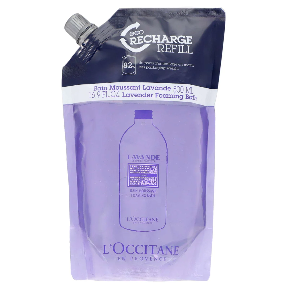 L'OCCITANE Lavender Foaming Bath Eco Refill 500ml Image 1