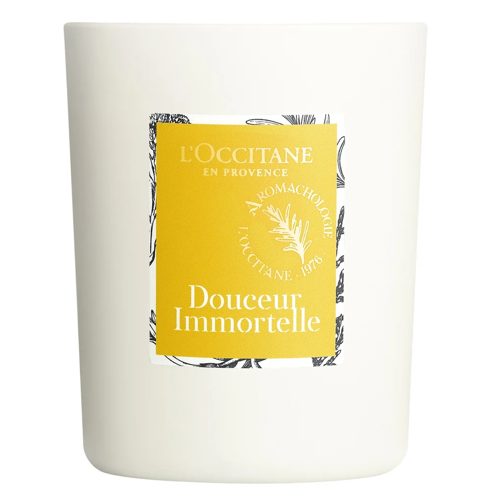L'OCCITANE Home Douceur Immortelle Uplifting Candle 140g Image 1