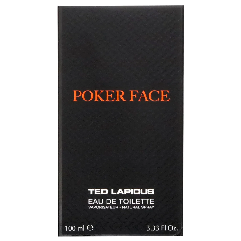 Ted Lapidus Poker Face Eau de Toilette Spray 100ml Image 1