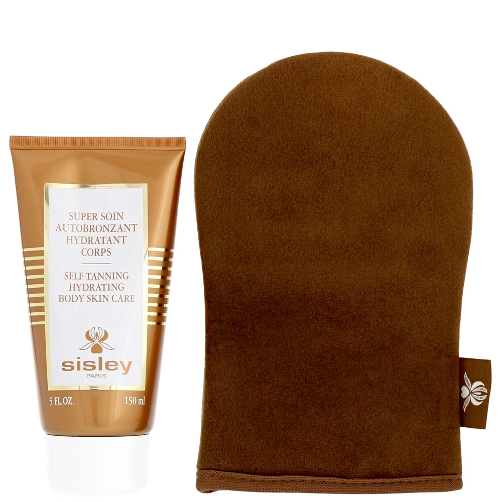 Sisley Sun Care Self Tanning Hydrating Body Skin Care 150ml & Mitt Set Image 1