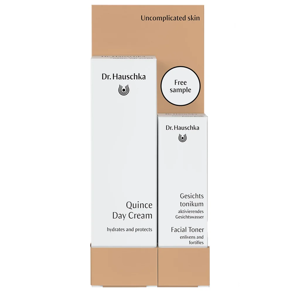 Dr. Hauschka Face Care Quince Day Cream 30ml with Facial Toner 10ml Image 1
