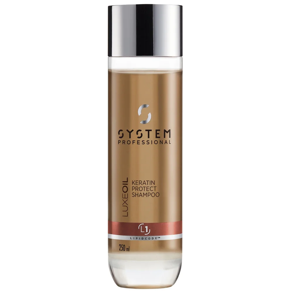 System Professional LuxeOil L1 Keratin Protect Shampoo 250ml Image 1