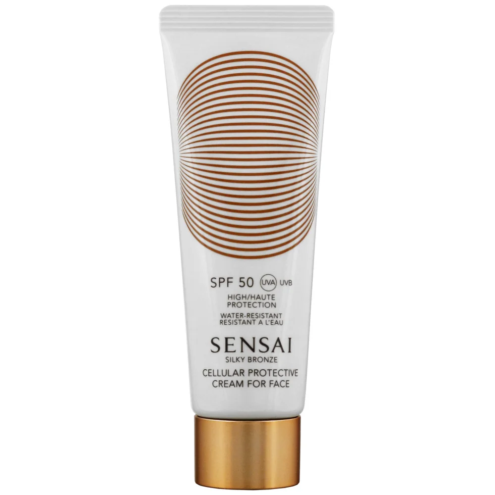 SENSAI Silky Bronze Sun Care Sun Protective Cream for Face SPF50 50ml Image 1