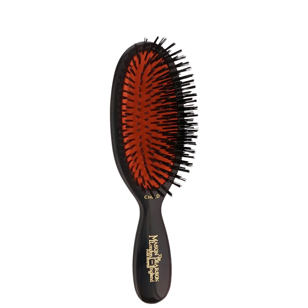 Mason Pearson Pure Boar Bristle Child's Brush Dark Ruby CB4 Image 1