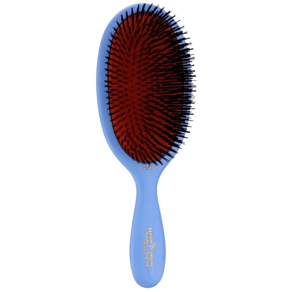 Mason Pearson Pure Boar Bristle Large Extra Brush Blue B1 Image 1