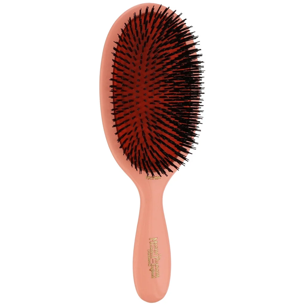Mason Pearson Pure Boar Bristle Large Extra Brush Pink B1 Image 1