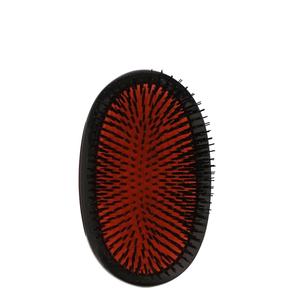 Mason Pearson Pure Boar Bristle Large Extra Military Brush Dark Ruby B1M Image 1