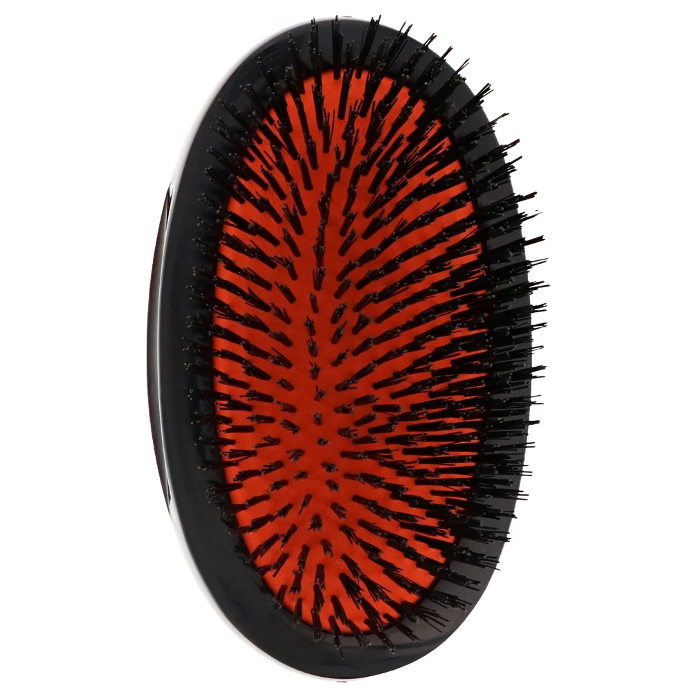 Mason Pearson Pure Boar Bristle Medium Military Sensitive Brush Dark Ruby SB2M Image 1