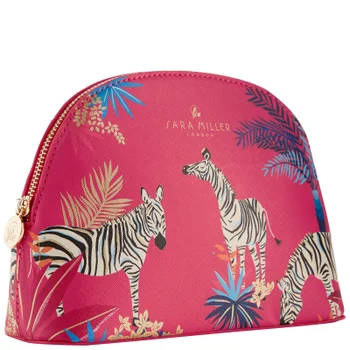 Sara Miller London Tahiti Medium Cosmetic Bag - Red