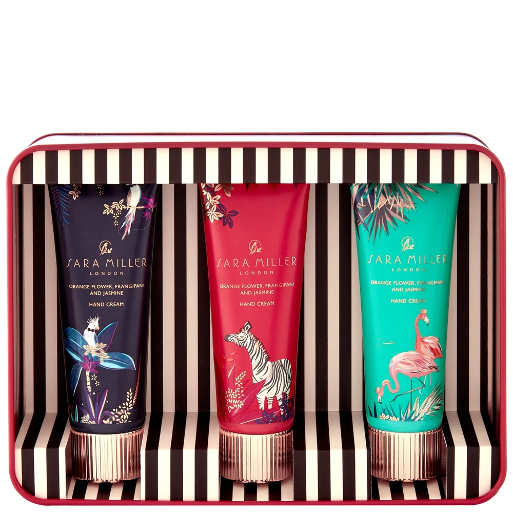 Sara Miller London Tahiti Hand Cream Trilogy 3 x 30ml Image 1