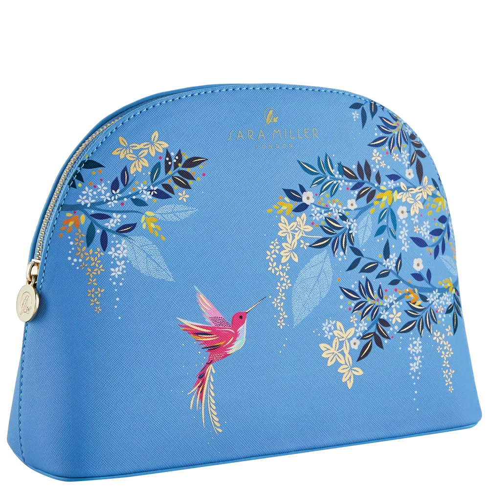 Sara Miller London Chelsea Large Cosmetic Bag - Blue Image 1