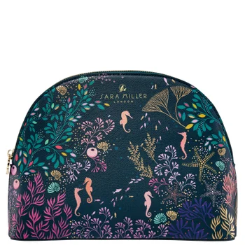 Sara Miller London Underwater Spa Large Seahorse Cosmetic Bag