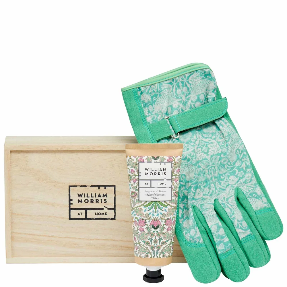 William Morris At Home Gifts & Sets Golden Lily Gardening Gloves Set Image 1