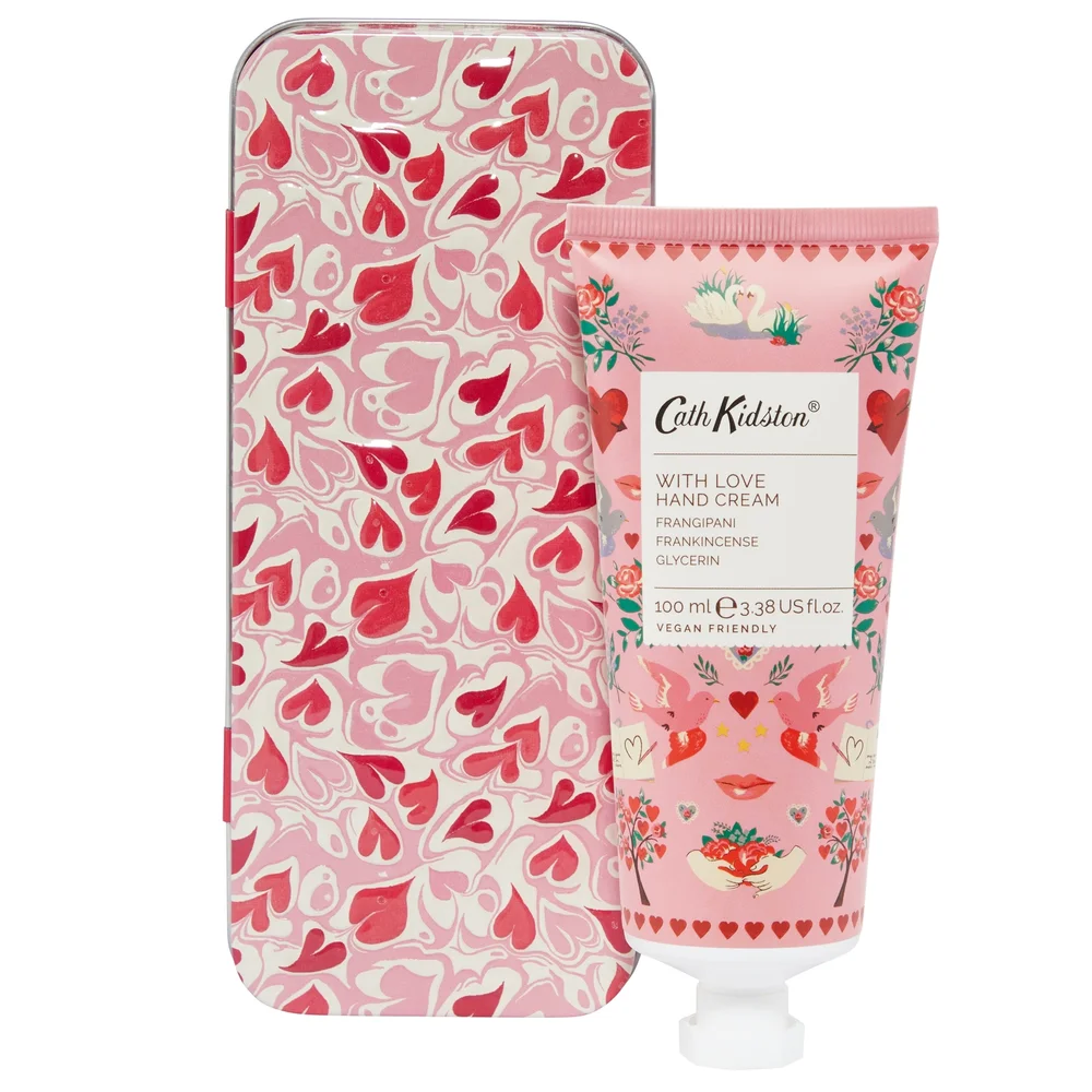 Cath Kidston Gifts & Sets With Love Hand Cream In Tin 100ml Image 1
