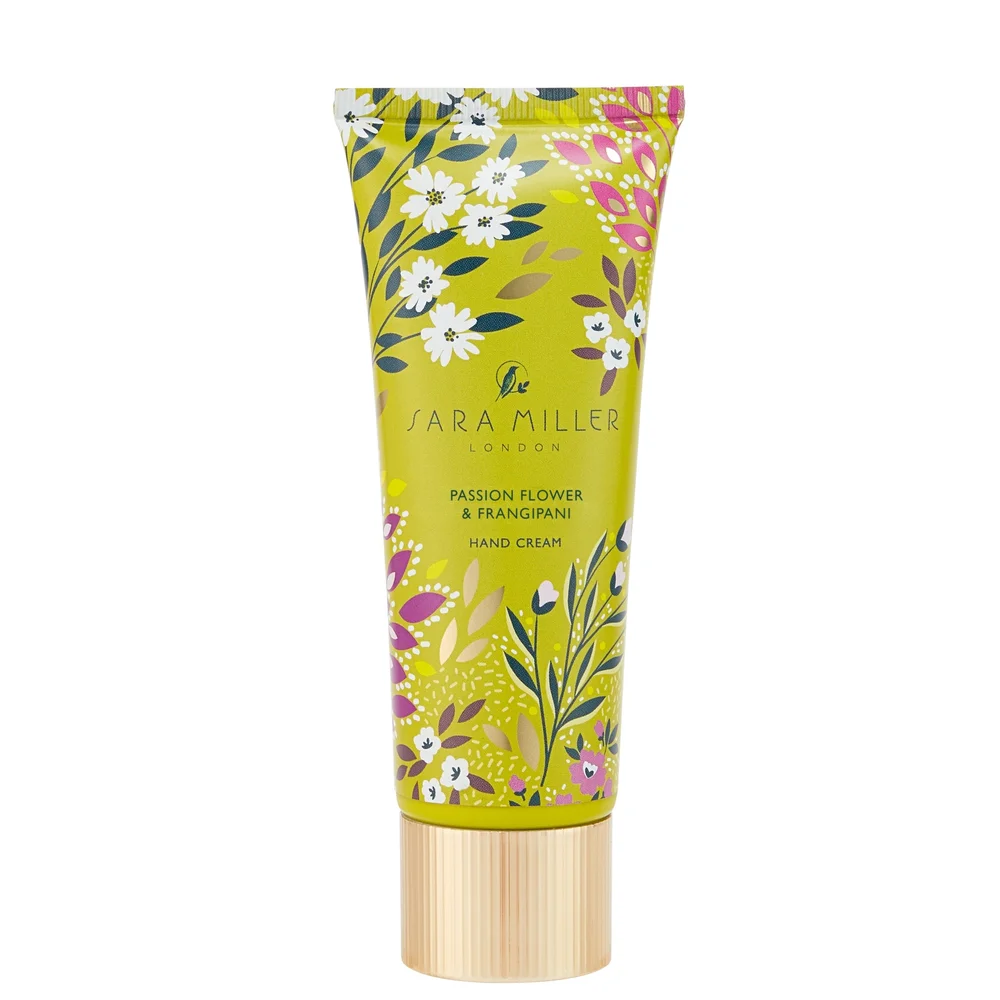 Sara Miller London Haveli Garden Passion Flower and Frangipani Hand Cream 75ml Image 1