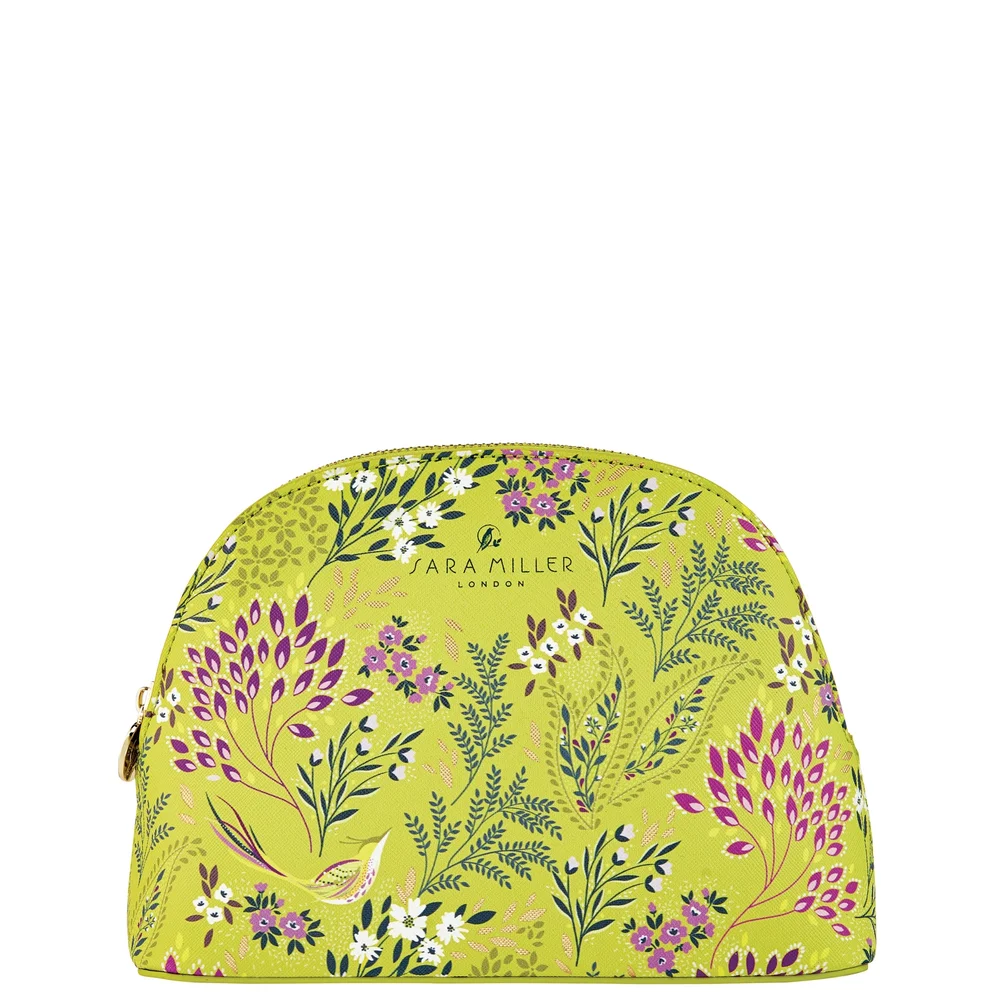 Sara Miller London Haveli Garden Medium Cosmetic Bag Green Image 1