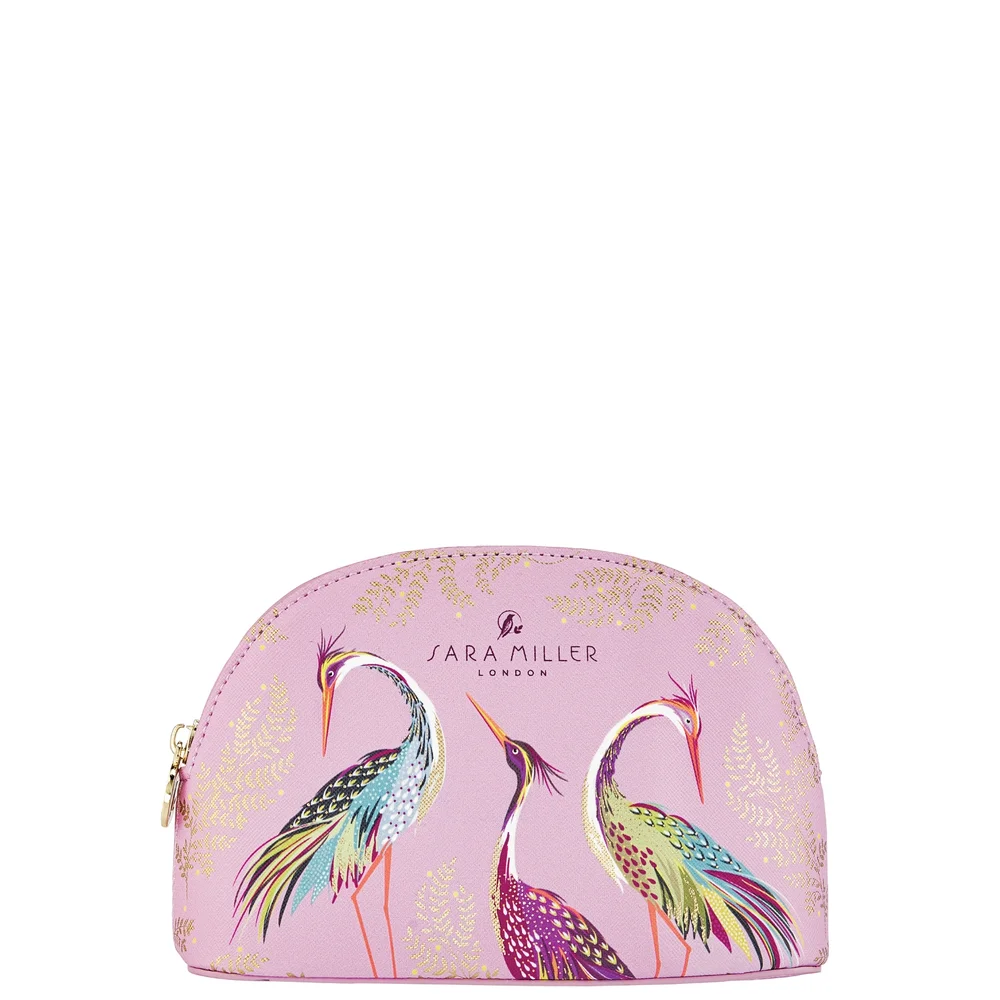 Sara Miller London Haveli Garden Small Cosmetic Bag Pink Image 1