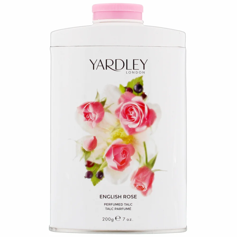 Yardley English Rose Perfumed Talcum Powder 200g Image 1