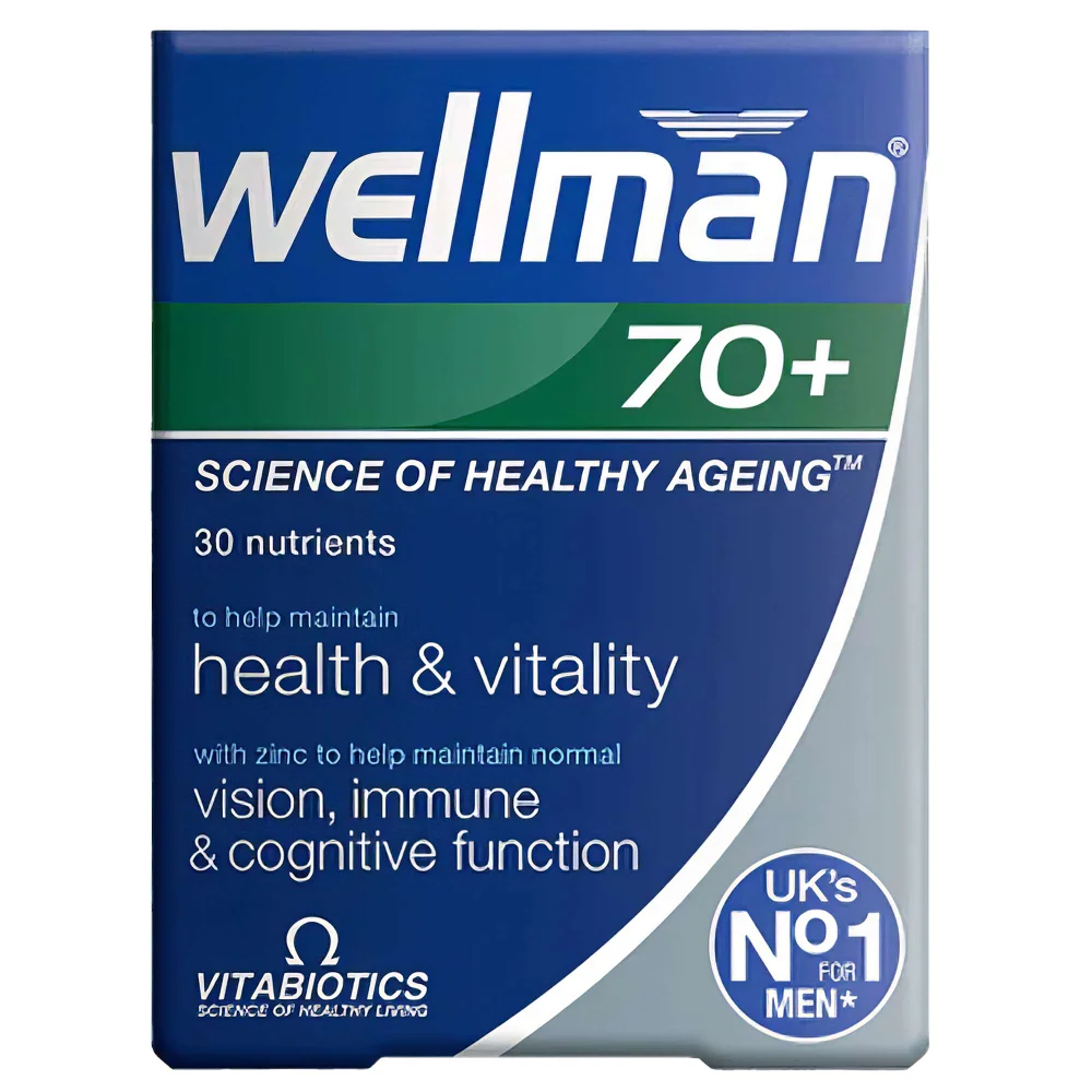 Vitabiotics Wellman 70+ x 30 Tablets Image 1
