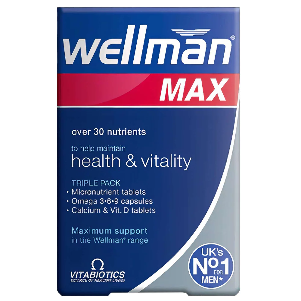 Vitabiotics Wellman Max 3-in-1 Triple Pack Image 1