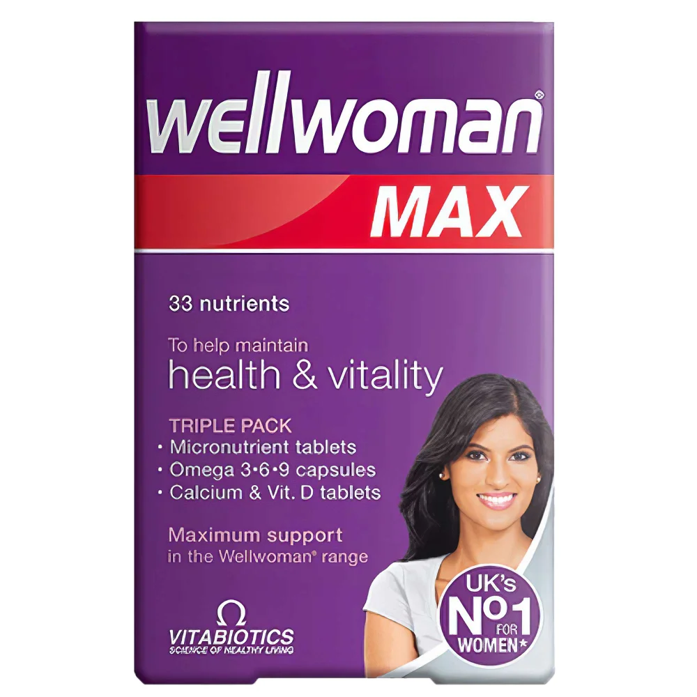 Vitabiotics Wellwoman Max Triple Pack: Capsules x 28 & Tablets 2 x 28 Image 1