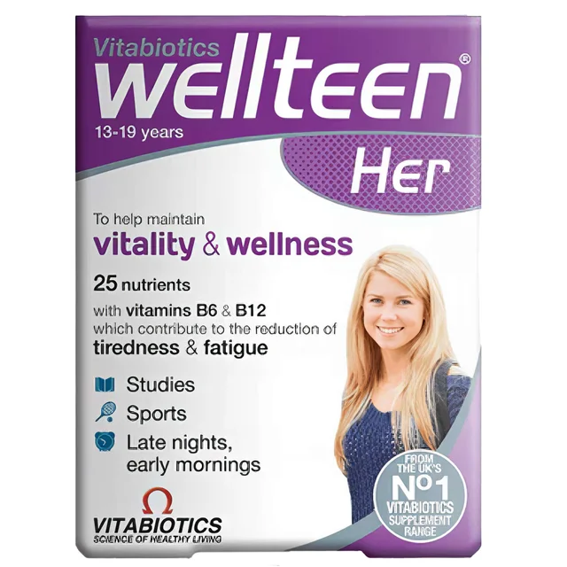 Vitabiotics Wellteen Her x 30 Tablets