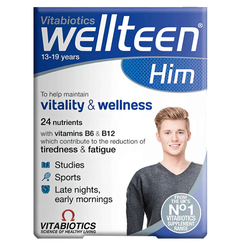 Vitabiotics Wellteen Him x 30 Tablets Image 1