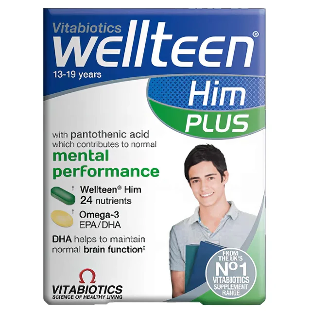 Vitabiotics Wellteen Him Plus x 56 Tablets