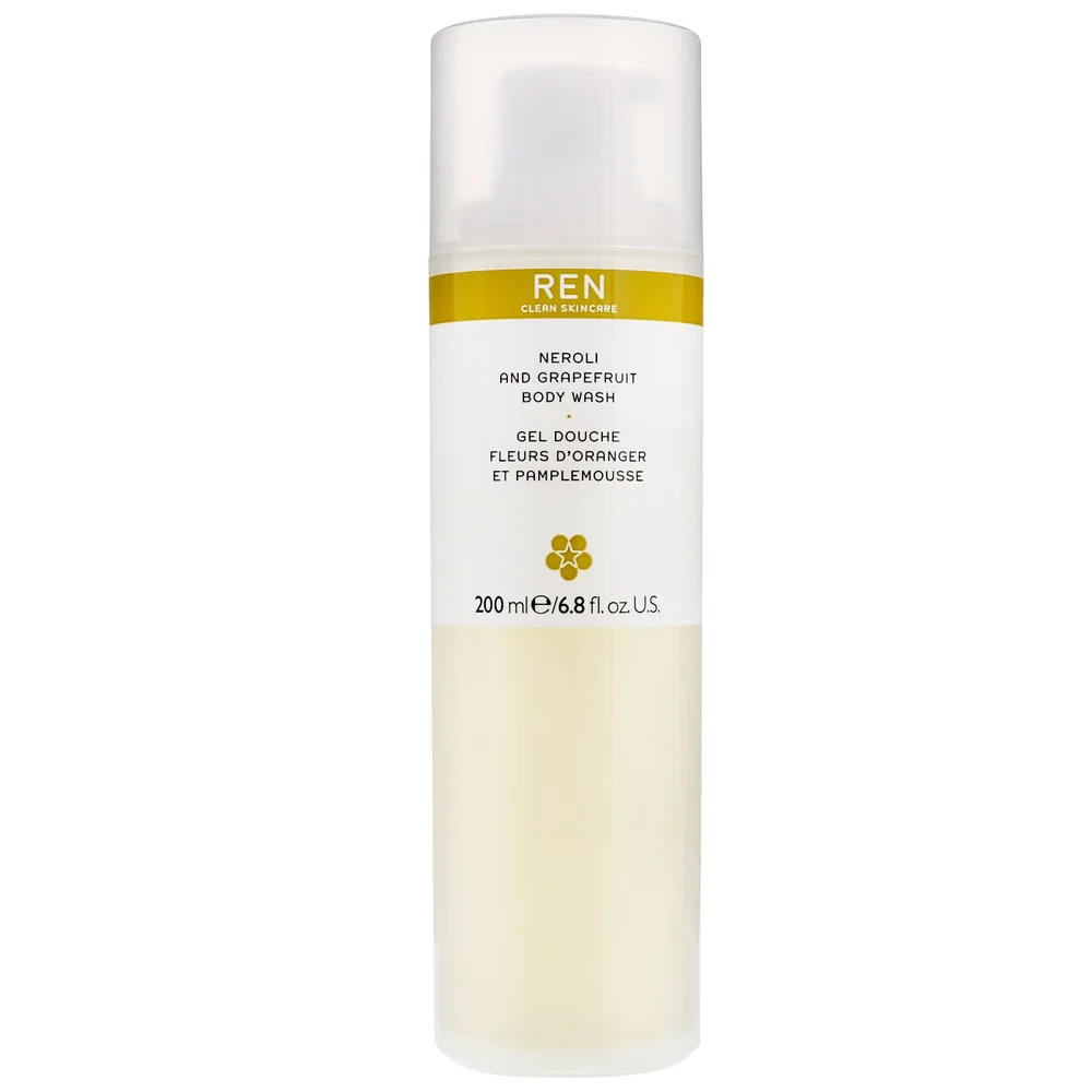 REN Clean Skincare Body Neroli And Grapefruit Body Wash 200ml / 6.8 fl.oz. Image 1
