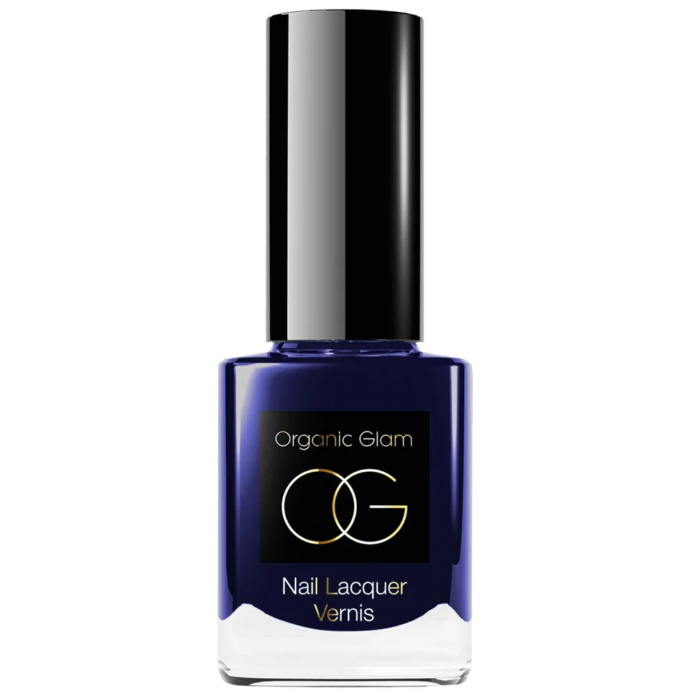 The Organic Pharmacy Organic Glam Nail Polish Midnight 11ml Image 1
