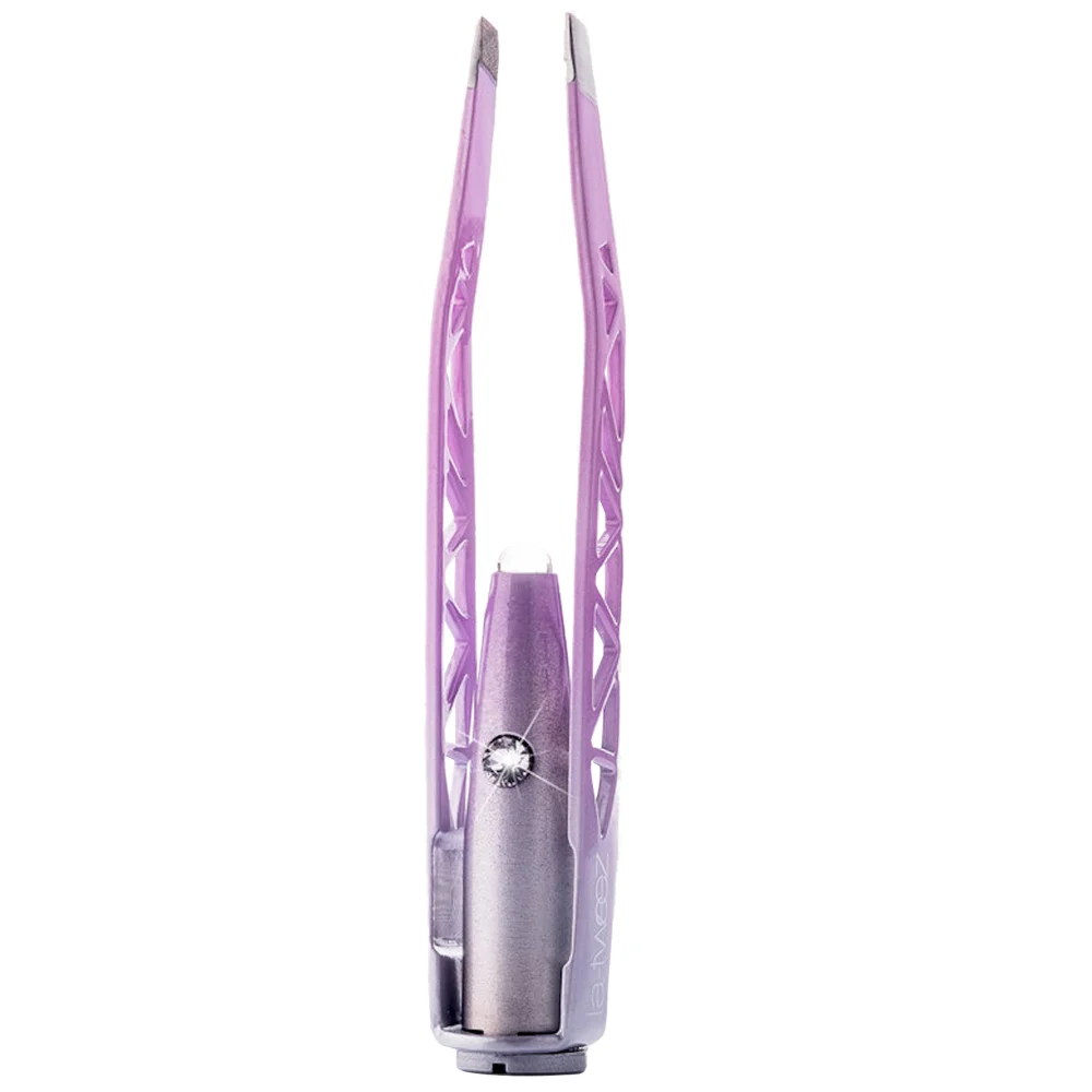 La-tweez Tweezers Purple Ombre + Diamond Dust Tip Image 1